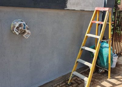 Boundary wall build and paint