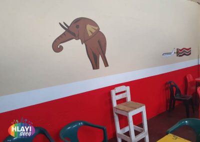 Tavern murals and painting for Castle Lager